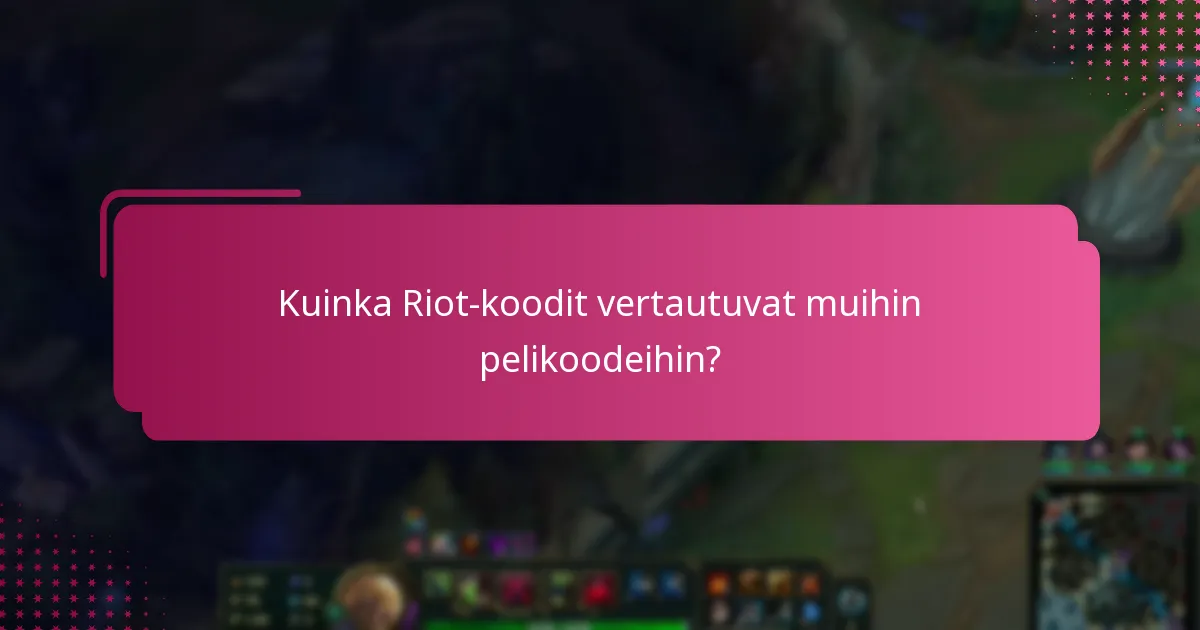 Kuinka voin tarkistaa Riot-koodin voimassaolon?