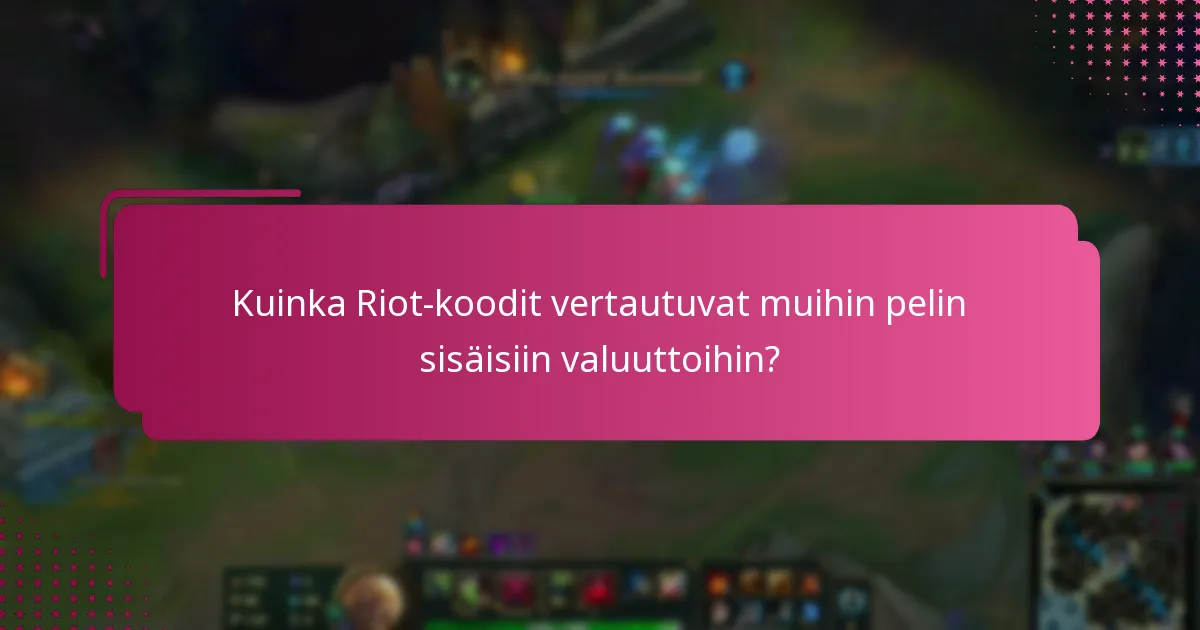 Kuinka tilien yhdistäminen toimii Riot-koodien osalta?