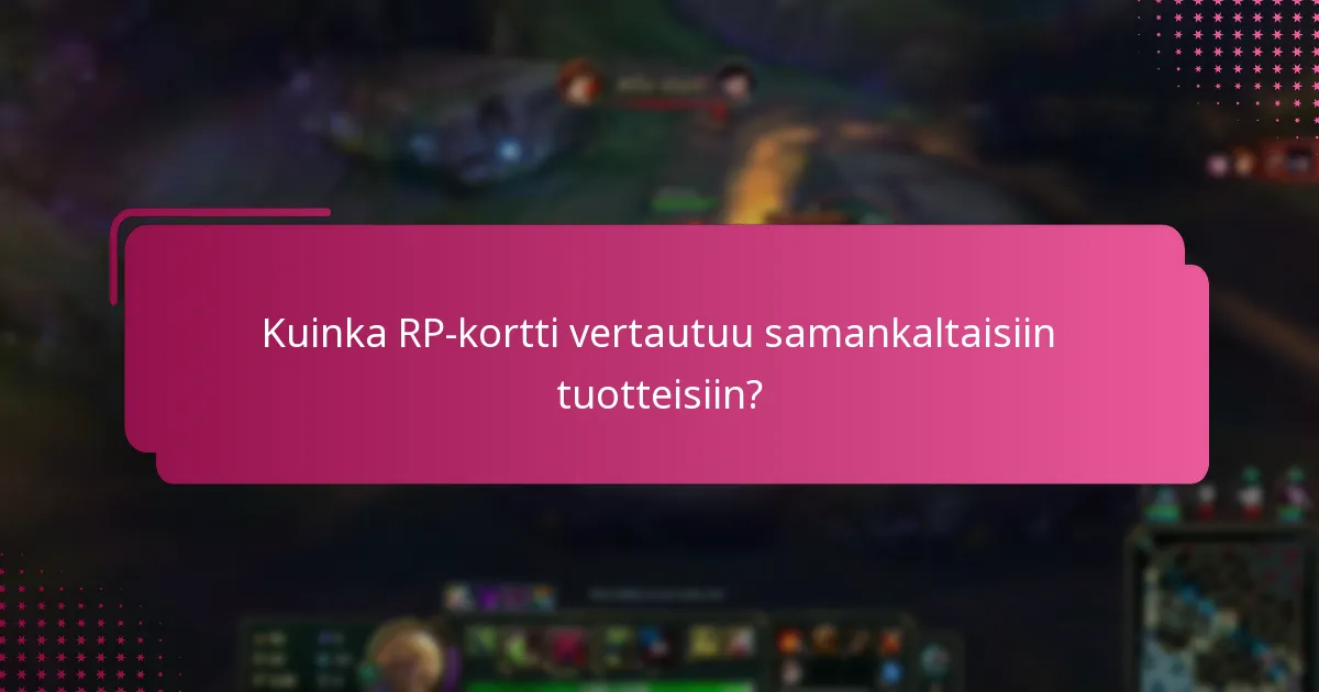 Mitkä ovat RP-korttiin liittyvät menestystarinat?