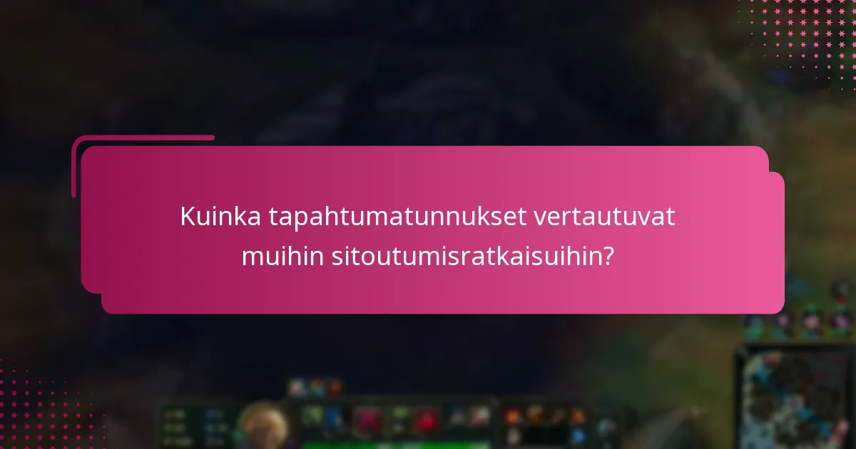 Mitä yhteisön arvostelut sanovat tapahtumatunnuksista?