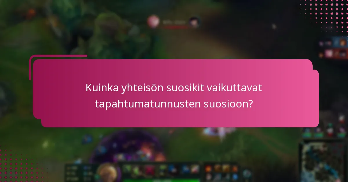 Mitkä ovat merkittäviä menneitä tapahtumia, jotka hyödyntivät tapahtumatunnuksia?