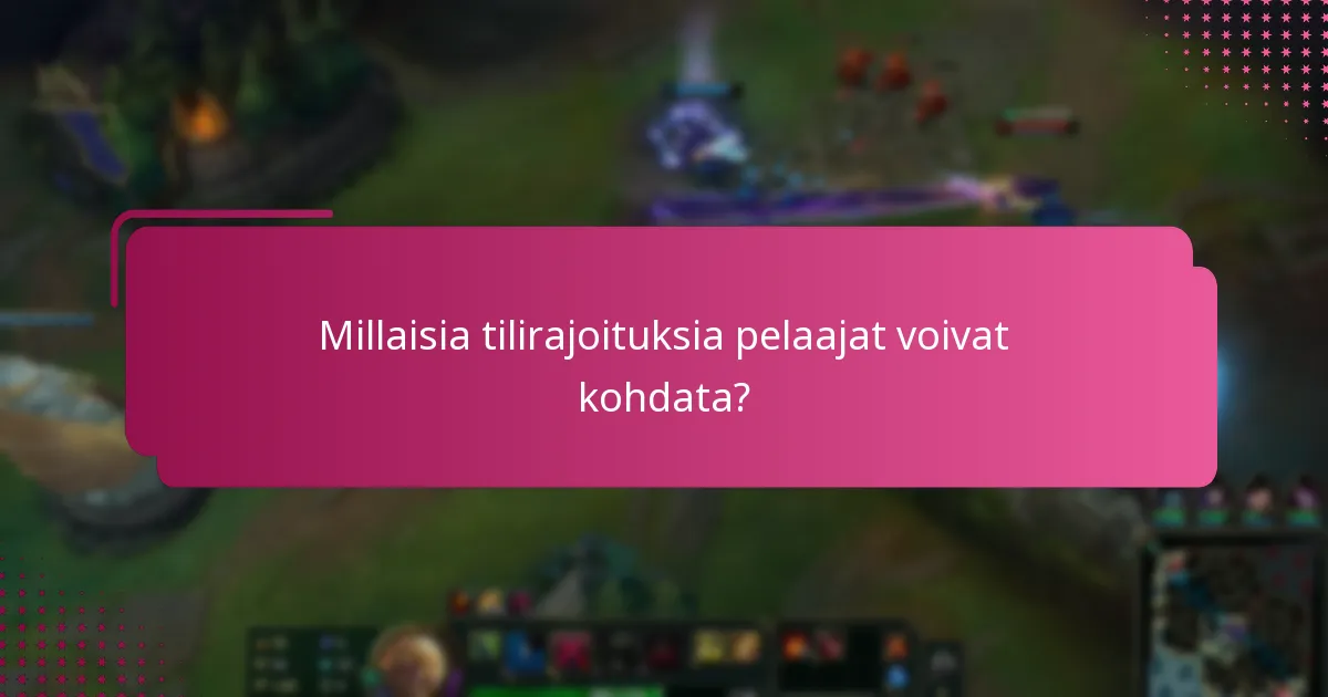 Kuinka Riot Gamesin rajoitukset vertautuvat muihin peliyhtiöihin?