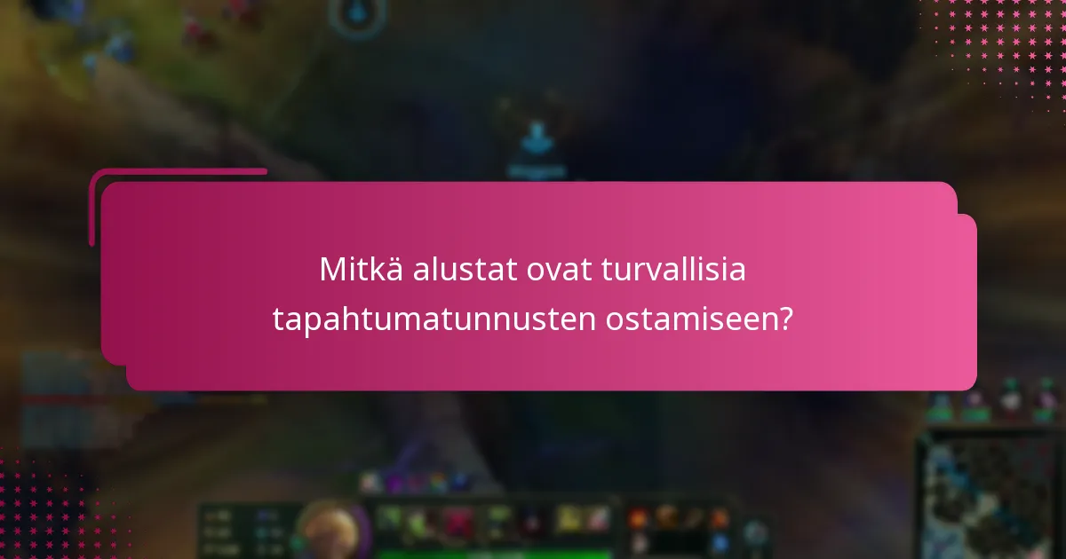Kuinka voin suojata tapahtumatunnuksiin liittyvät tilini?