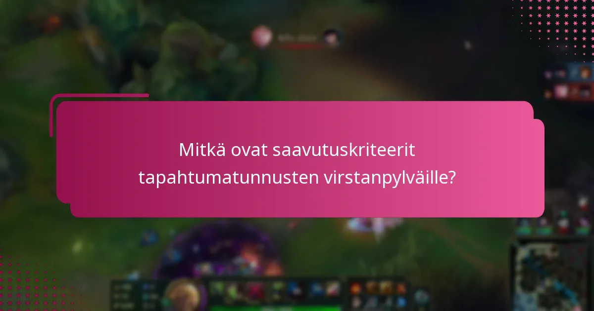 Kuinka voin seurata edistymistäni tapahtumatunnusten virstanpylväisiin?
